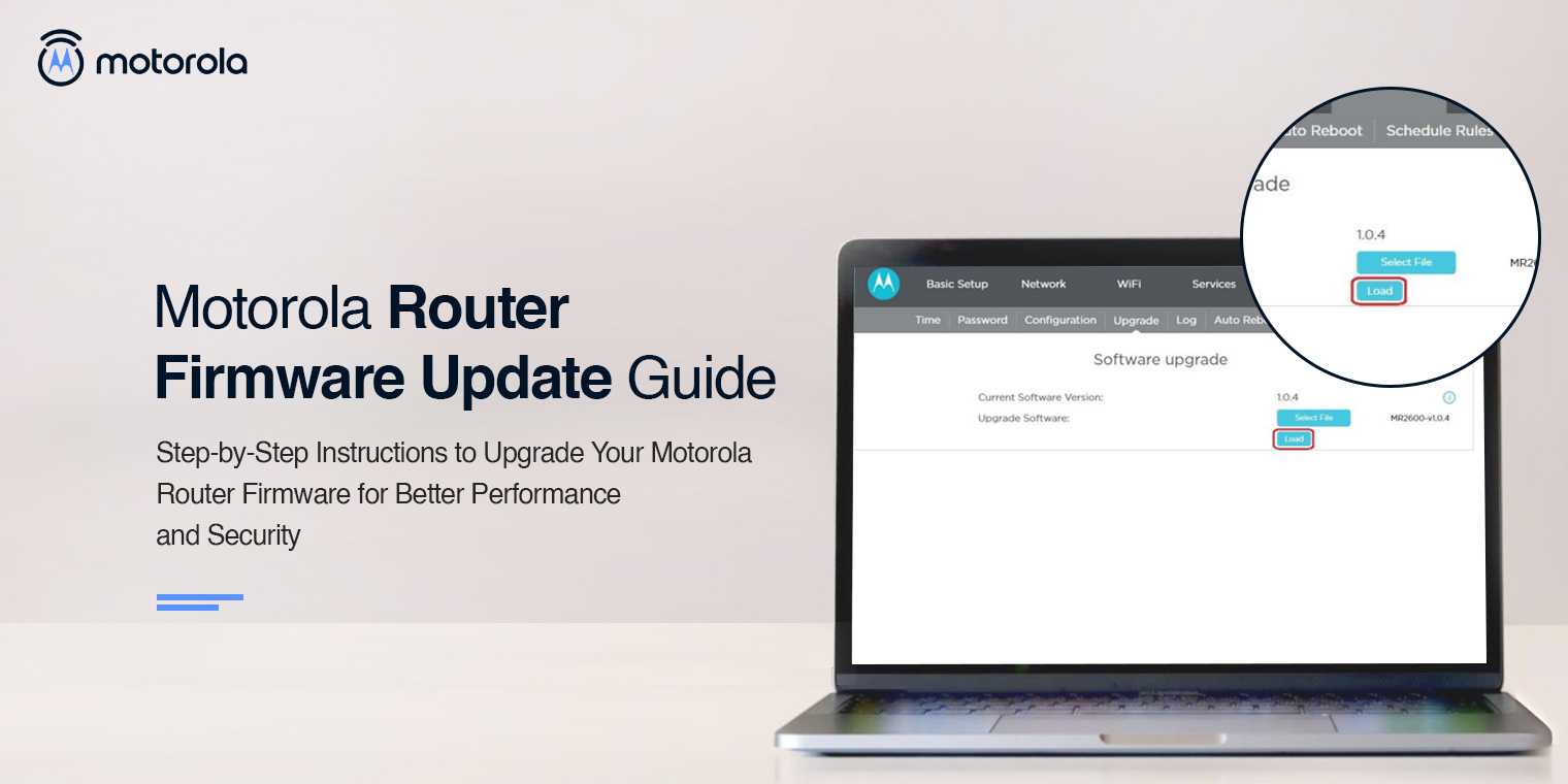 Motorola router firmware update​